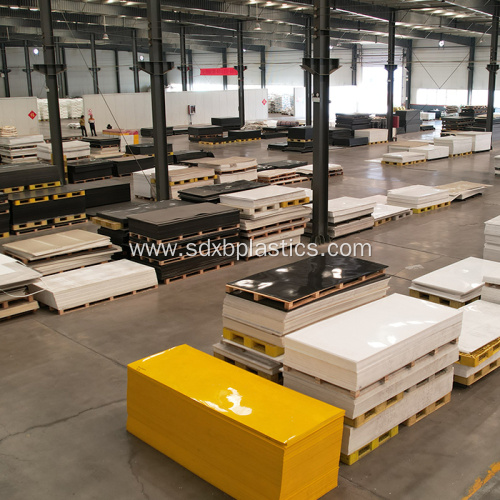 Three layers sandwich multi colored HDPE sheets